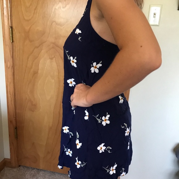 American Eagle Blue Floral Tank Dress size XS - Picture 2 of 6